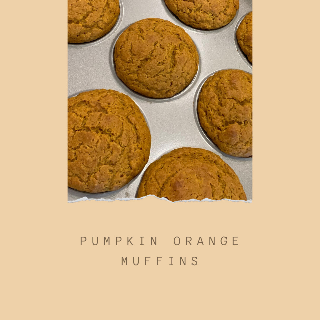 Pumpkin Orange Muffins                       
