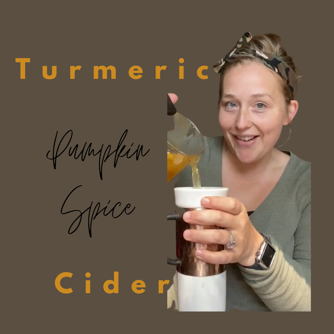 Turmeric Pumpkin Spice Cider 