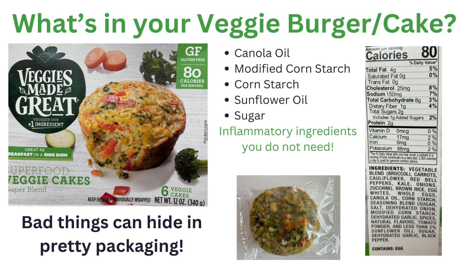 Veggie Burgers - Bad Things Can Hide In Pretty Packaging!