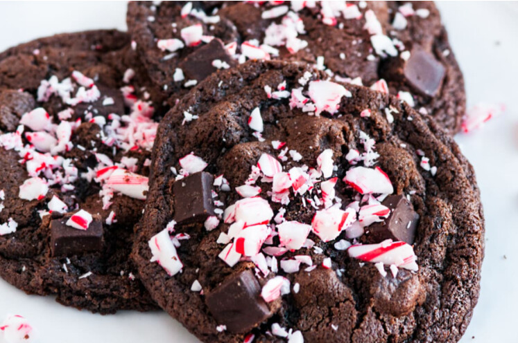 Peppermint Vitality Double Chocolate Chip Cookies