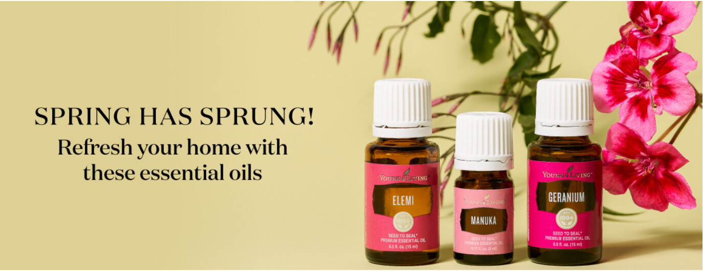 SPRING HAS SPRUNG! REFRESH YOUR HOME WITH THESE ESSENTIAL OILS
