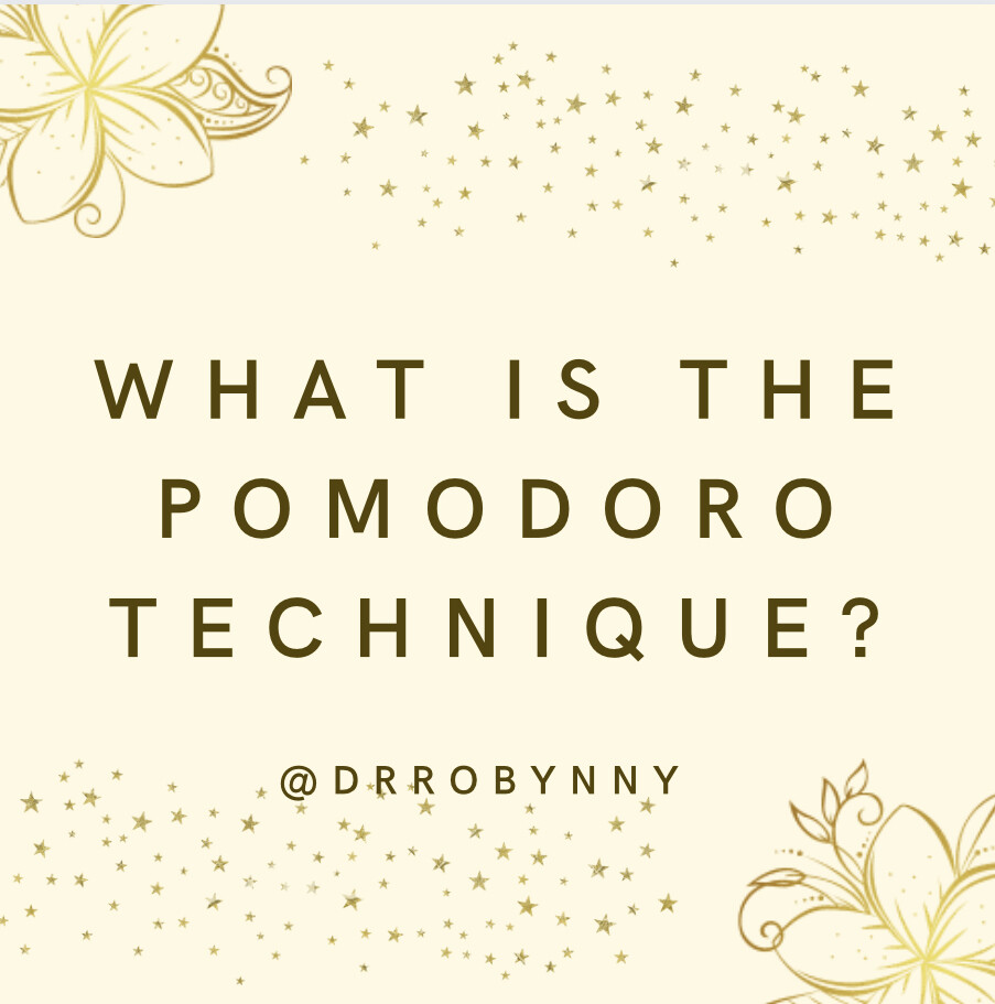 What is the pomodoro technique?