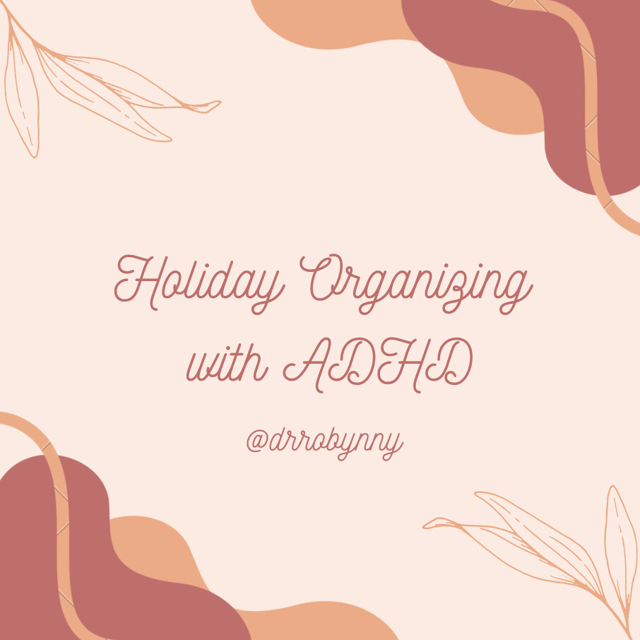 Holiday Organizing