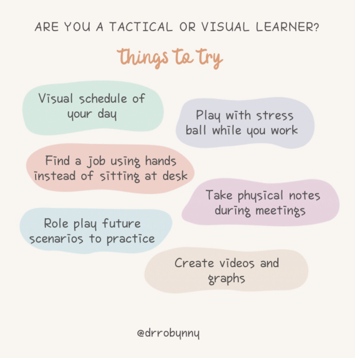 Are you a visual or kinesthetic learner?