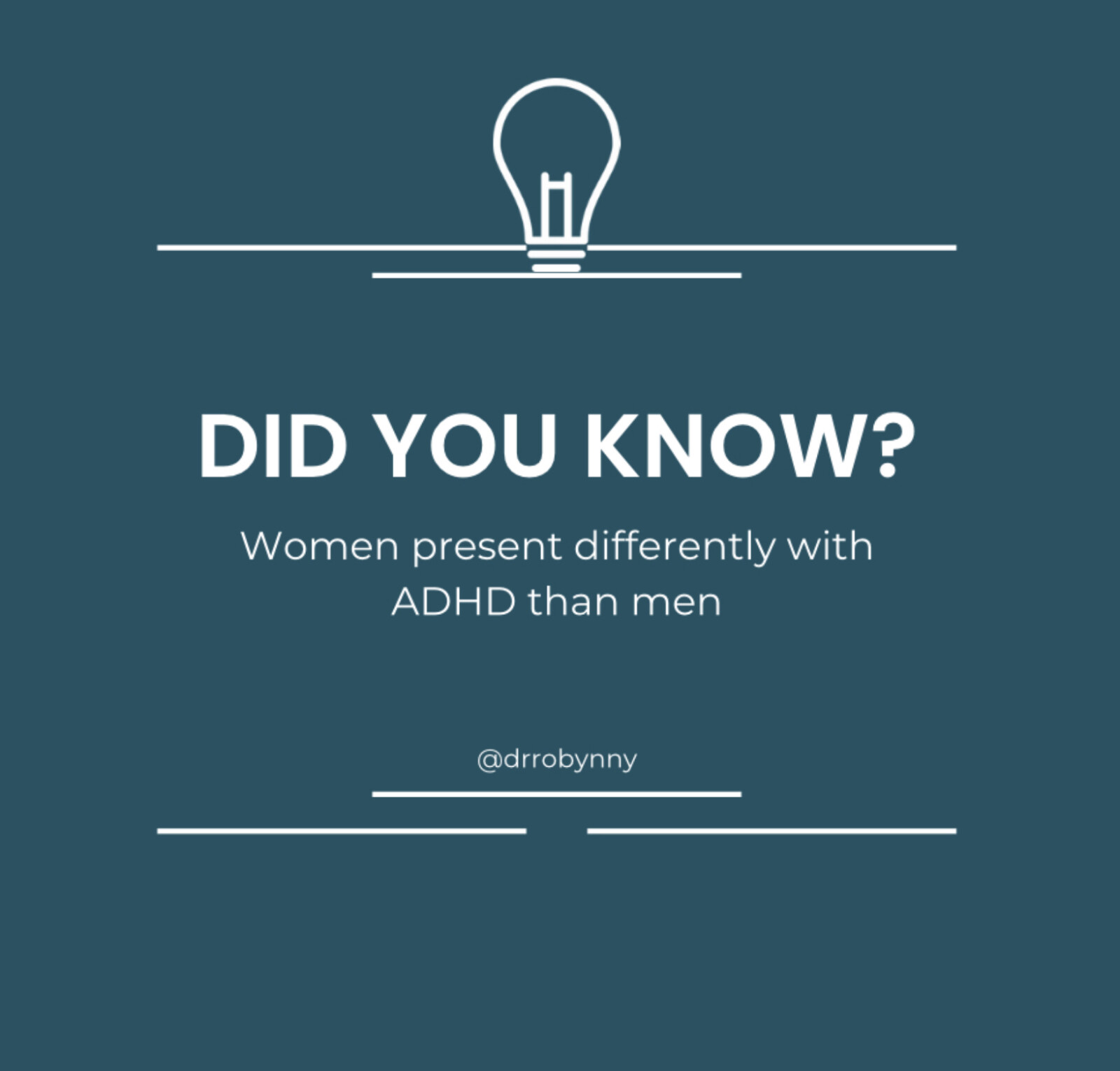 Women vs Men with ADHD