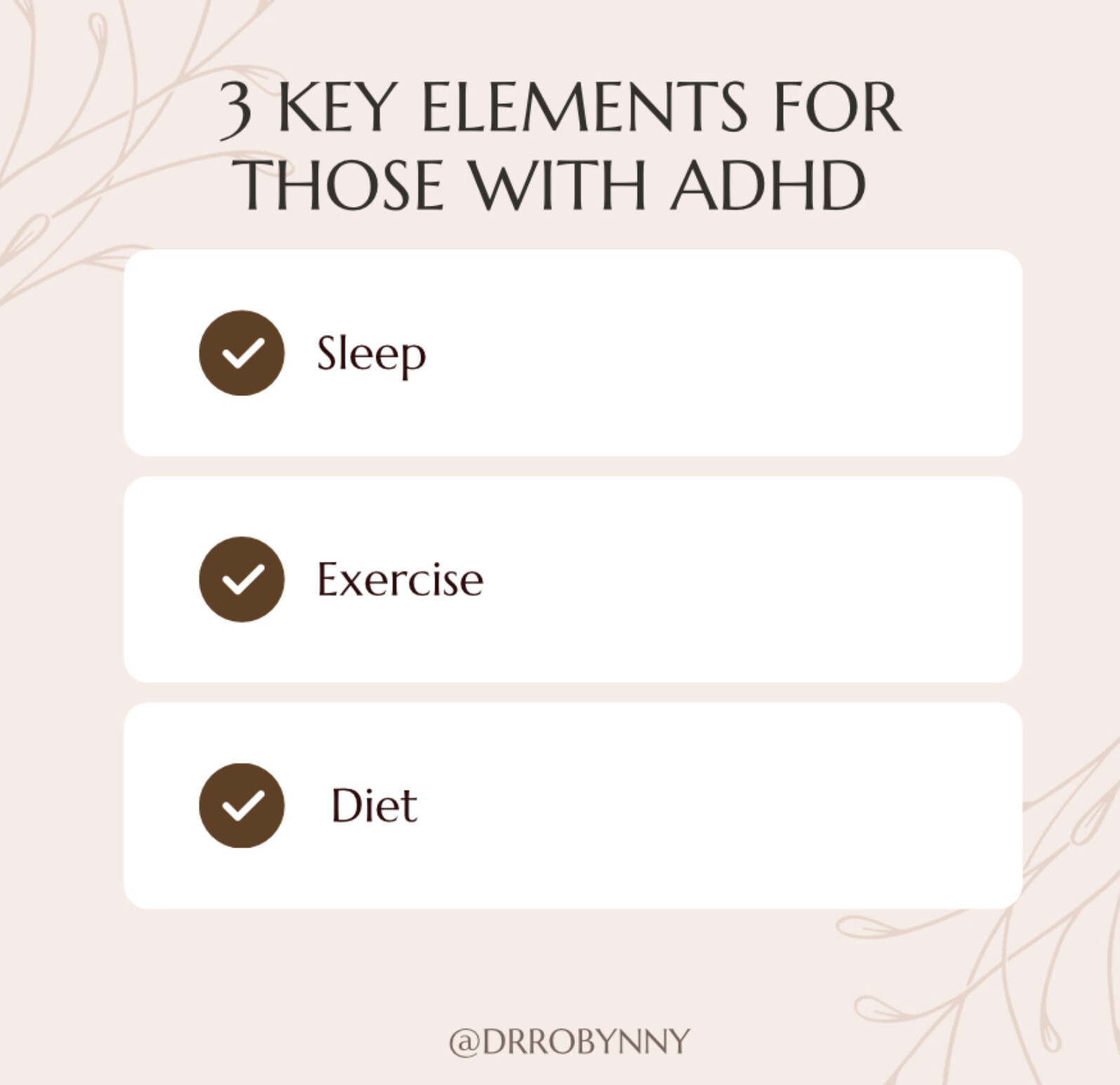 3 Key Elements for Those with ADHD
