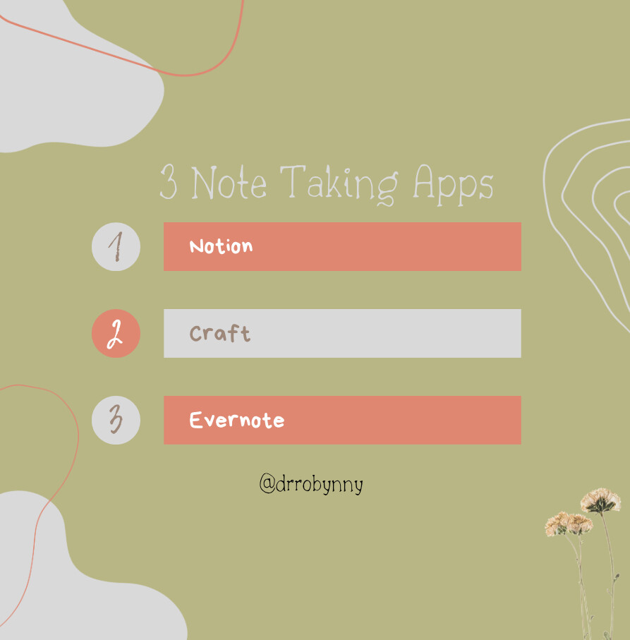 3 note taking apps that I love