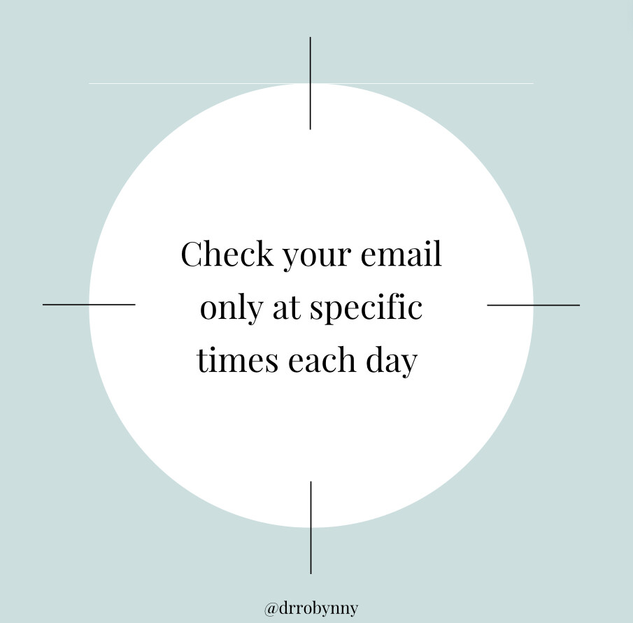 Check Emails at Specific Times