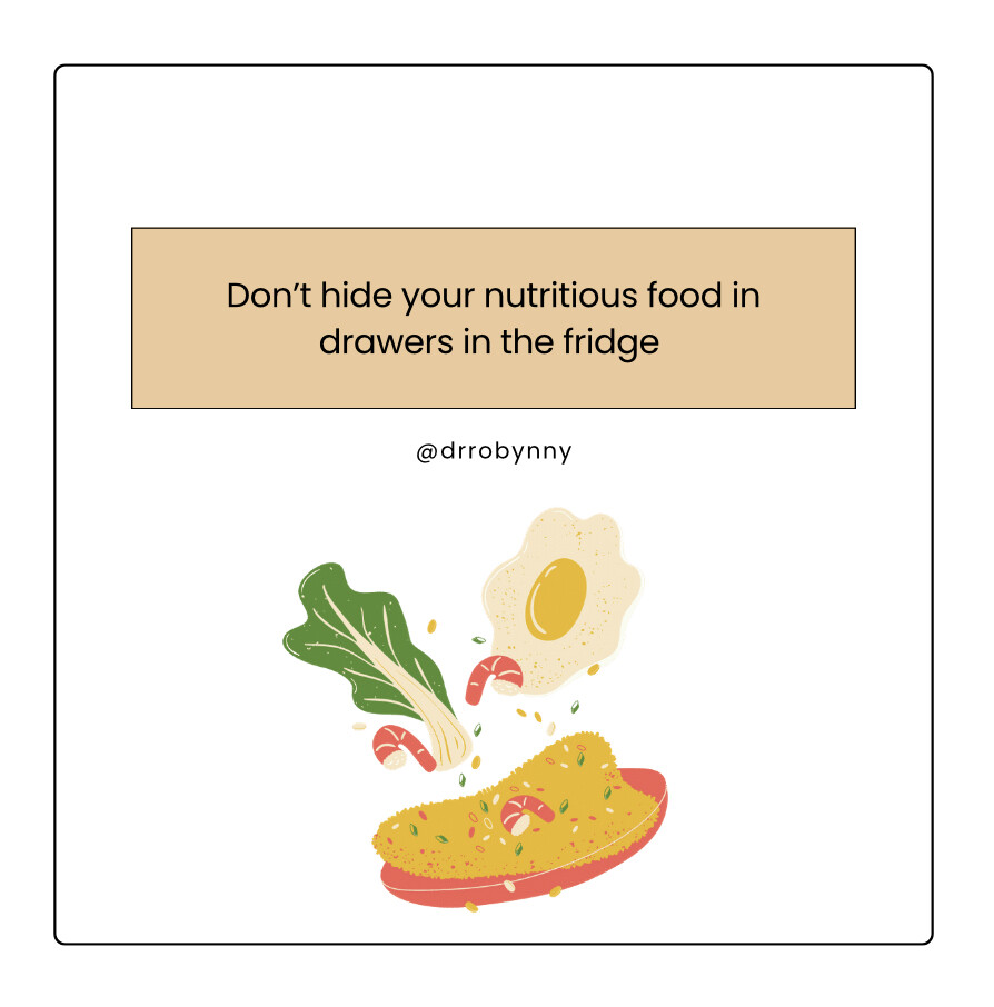 Don’t hide your Nutritious Food!