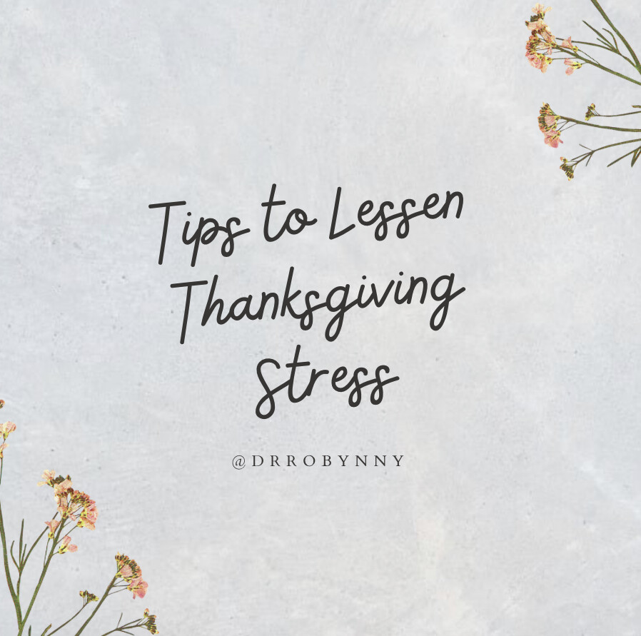Tips to Lessen Thanksgiving Stress
