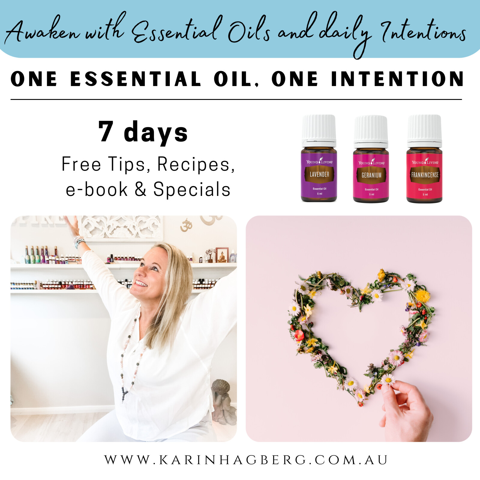Awaken with Essential Oils and Daily Intentions