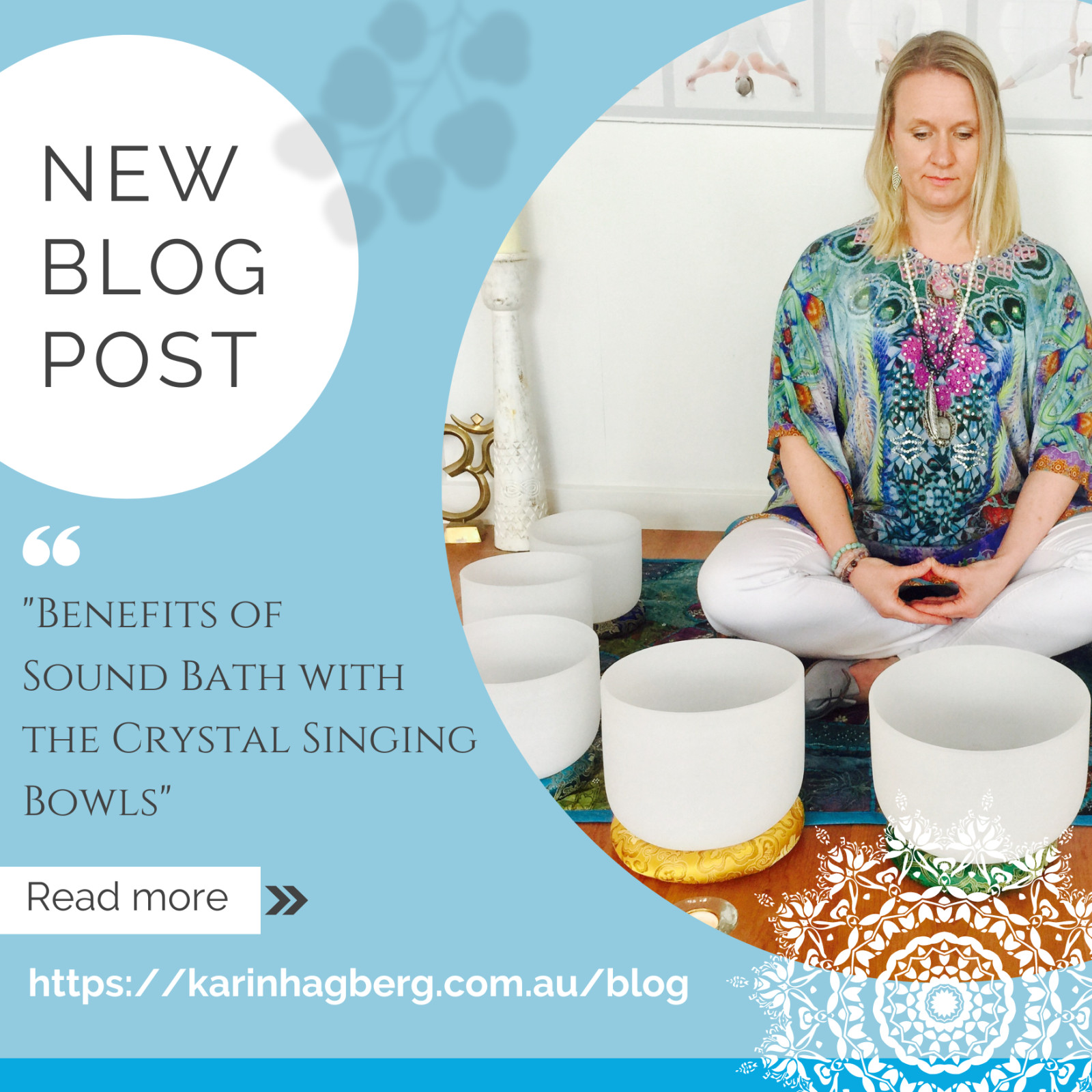 Benefits of Sound Bath with the Crystal Singing Bowls