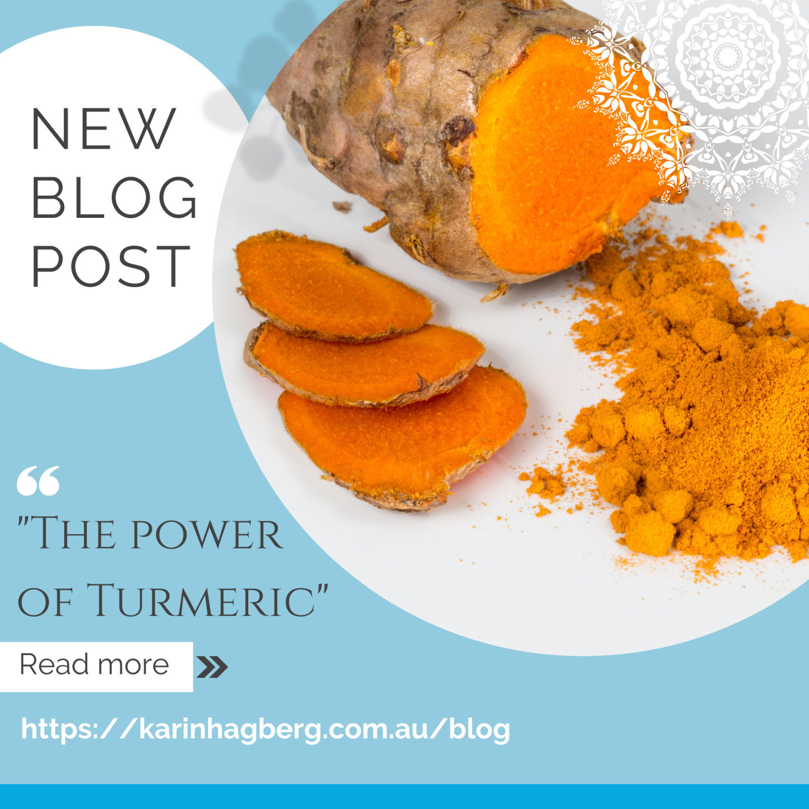 The Power of Turmeric, Karin Hagberg - Aspire Wellbeing