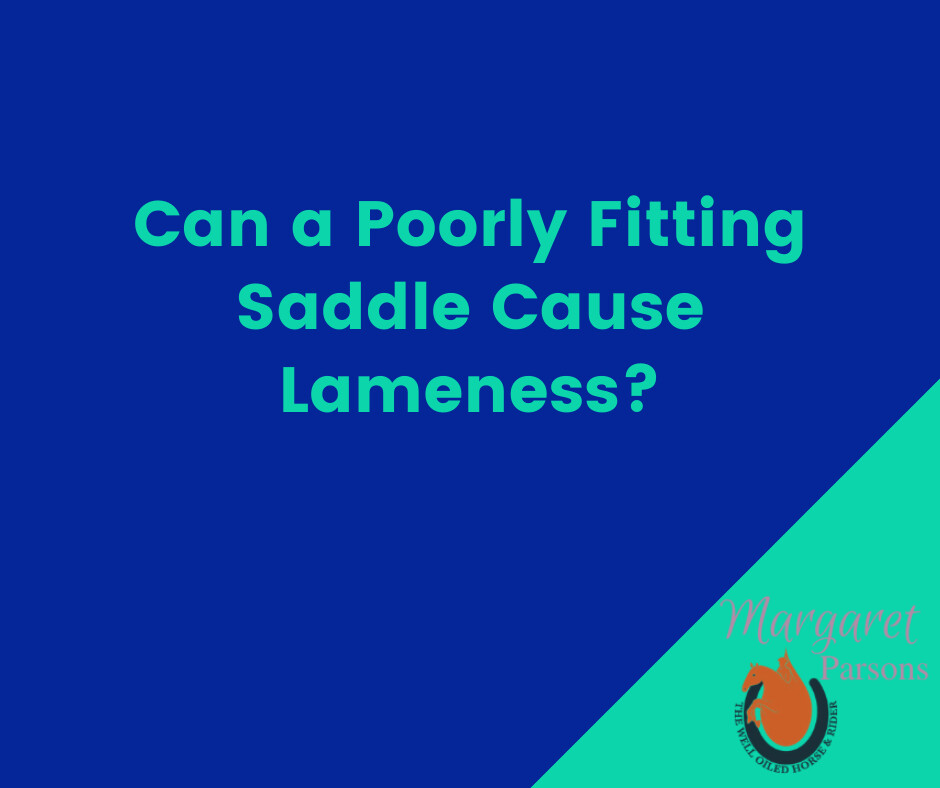 Can a Poorly Fitting Saddle Cause Lameness?