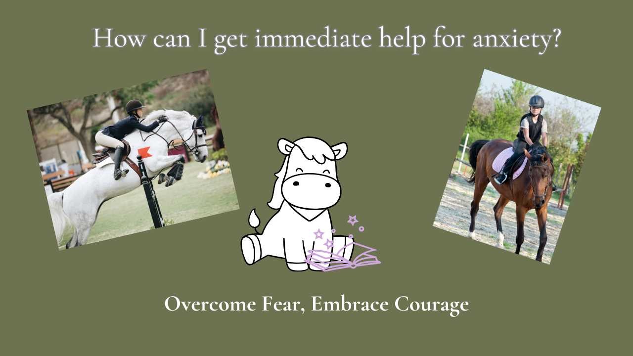 How can I get immediate help for anxiety?