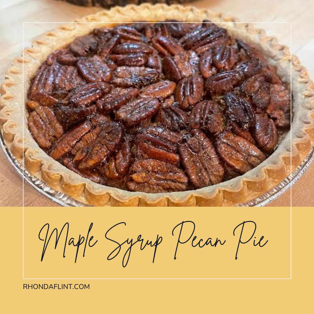 Maple Syrup Pecan Pie