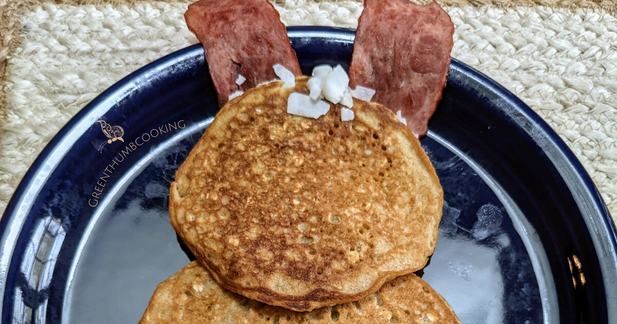 Bunny Pancakes gluten and dairy free