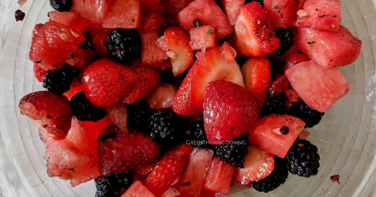 Watermelon Lime Fruit Salad