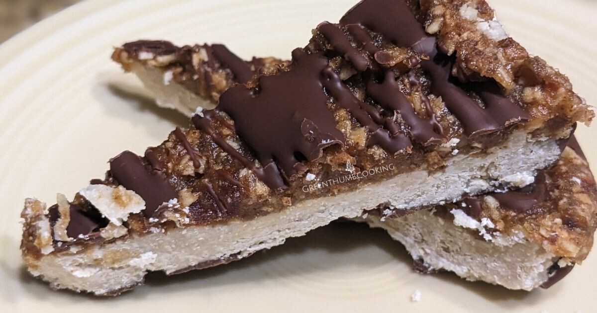 No-Bake Healthy Samoas Cookie Bars & Giant Samoas Cookies