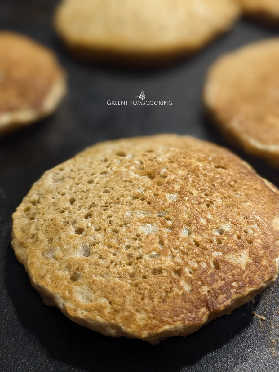 Oatmeal Nutmeg Pancakes