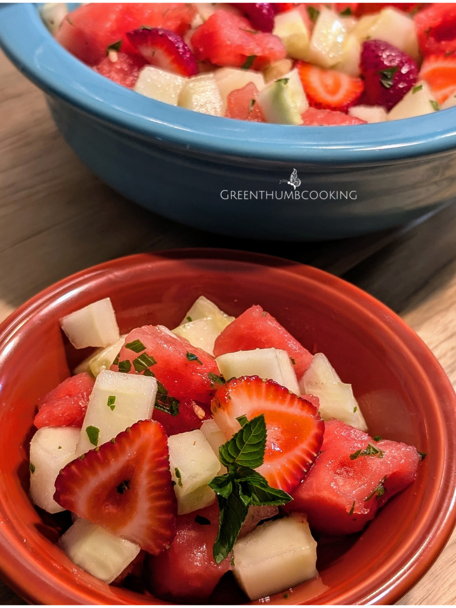 Refreshing Watermelon Cucumber Salad Recipe