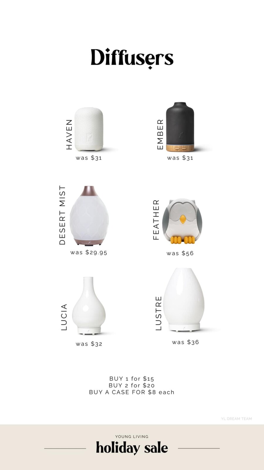Holiday Sale on Diffusers!
