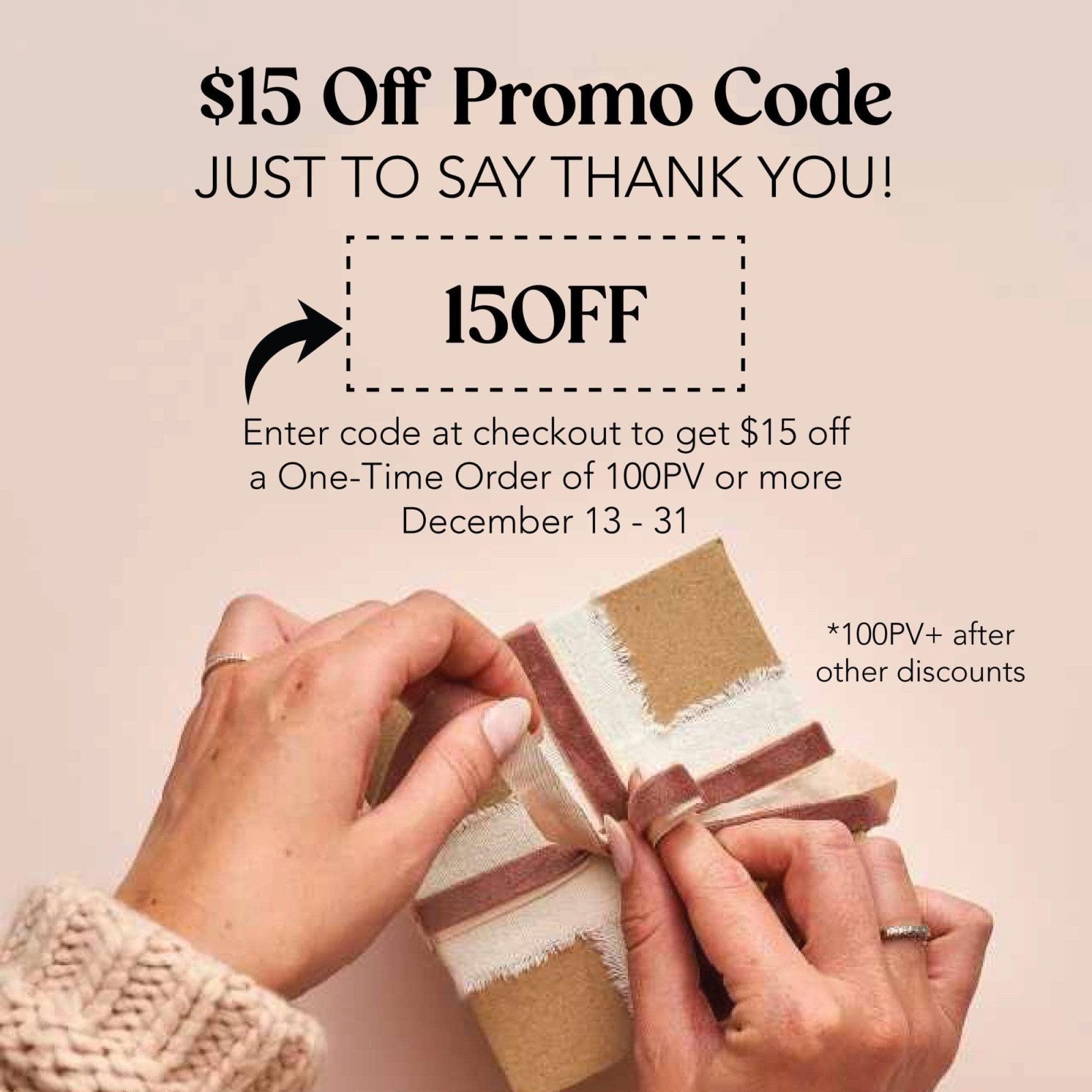 Thank You Holiday Sale!