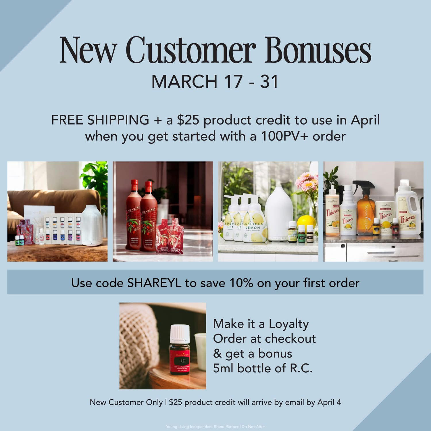 NEW Customer Bonus!