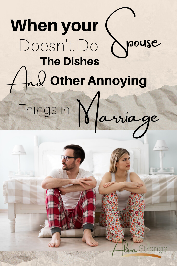 When Your Spouse Doesn't Do the Dishes . . . And Other Annoying Things in Marriage
