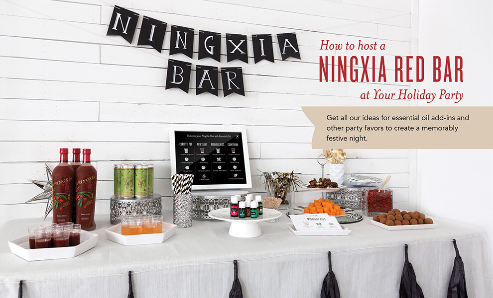  HOW TO HOST NINGXIA RED BAR AT YOUR HOLIDAY PARTY