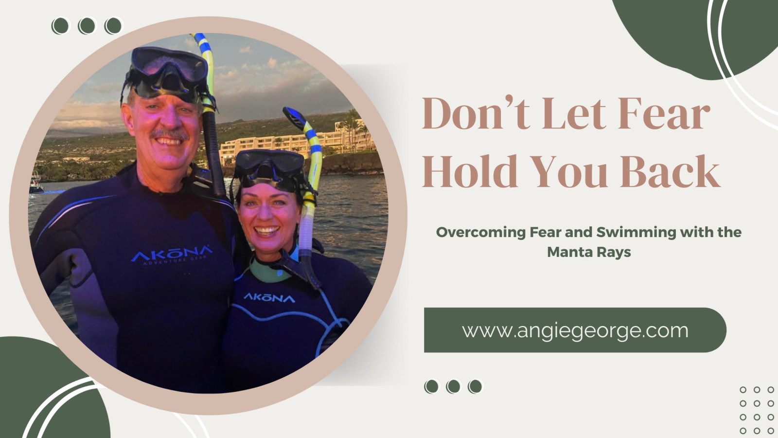 Don't Let Fear Hold You Back: Swimming with Manta Rays in Kona, Hawaii
