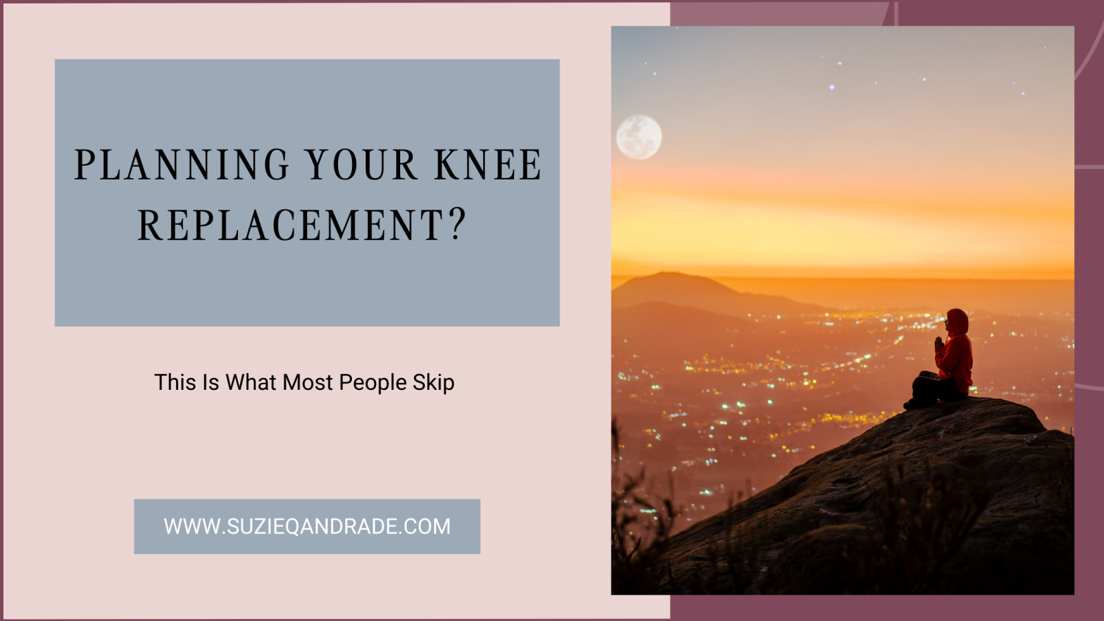 Planning Your Knee Replacement? This Is What Most People Skip