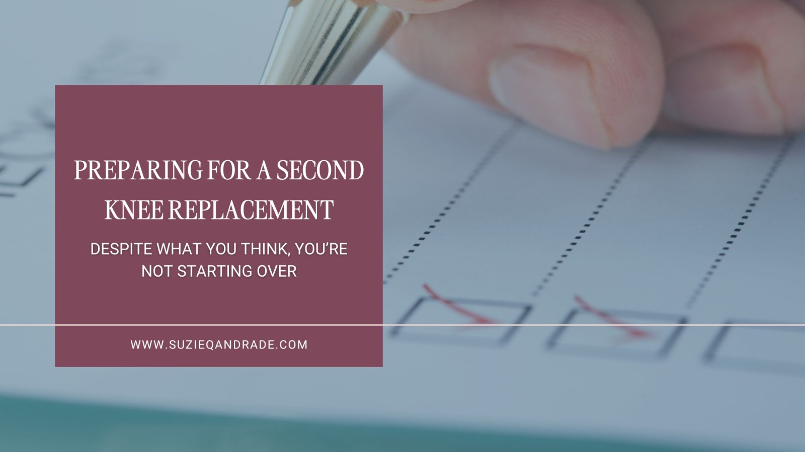 Preparing for a Second Knee Replacement: Why You’re Not Starting Over