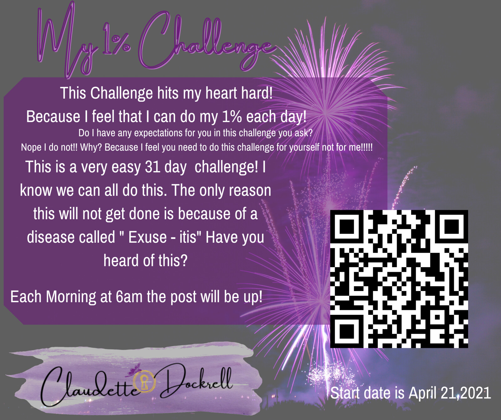 My 1% Challenge!!! 