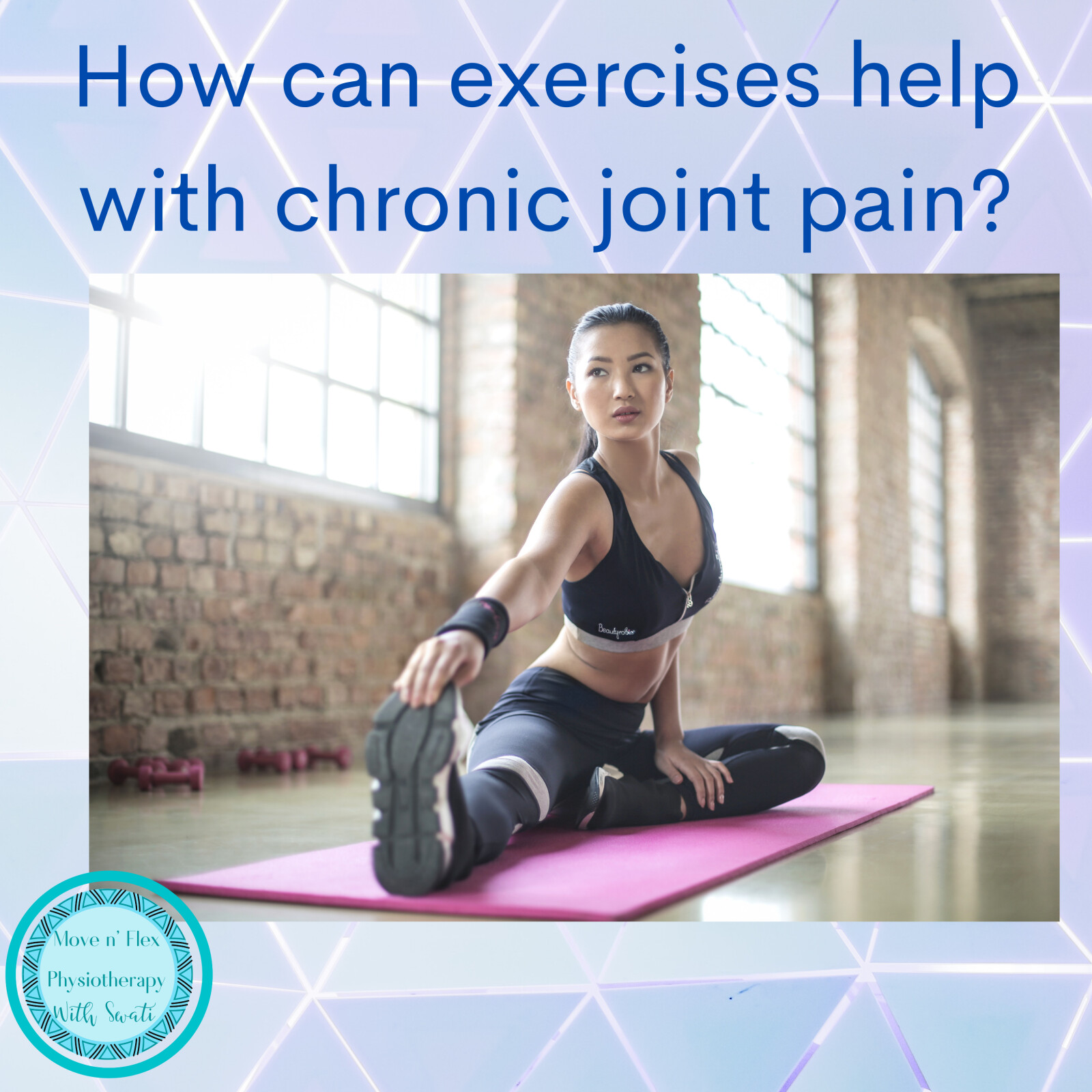 How can exercises help with chronic pain?