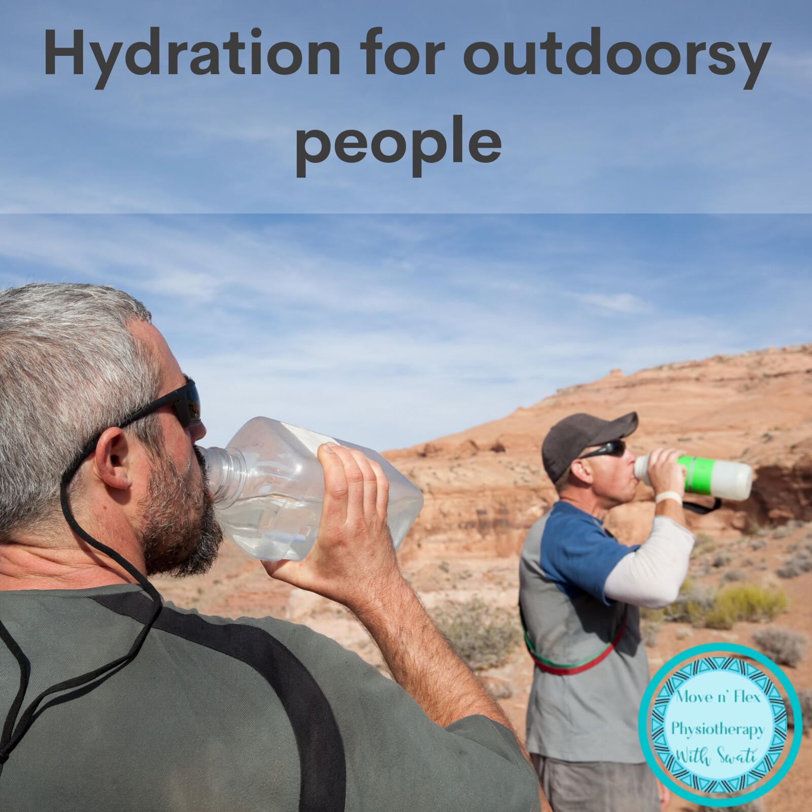 Important points when considering hydration for outdoorsy people 