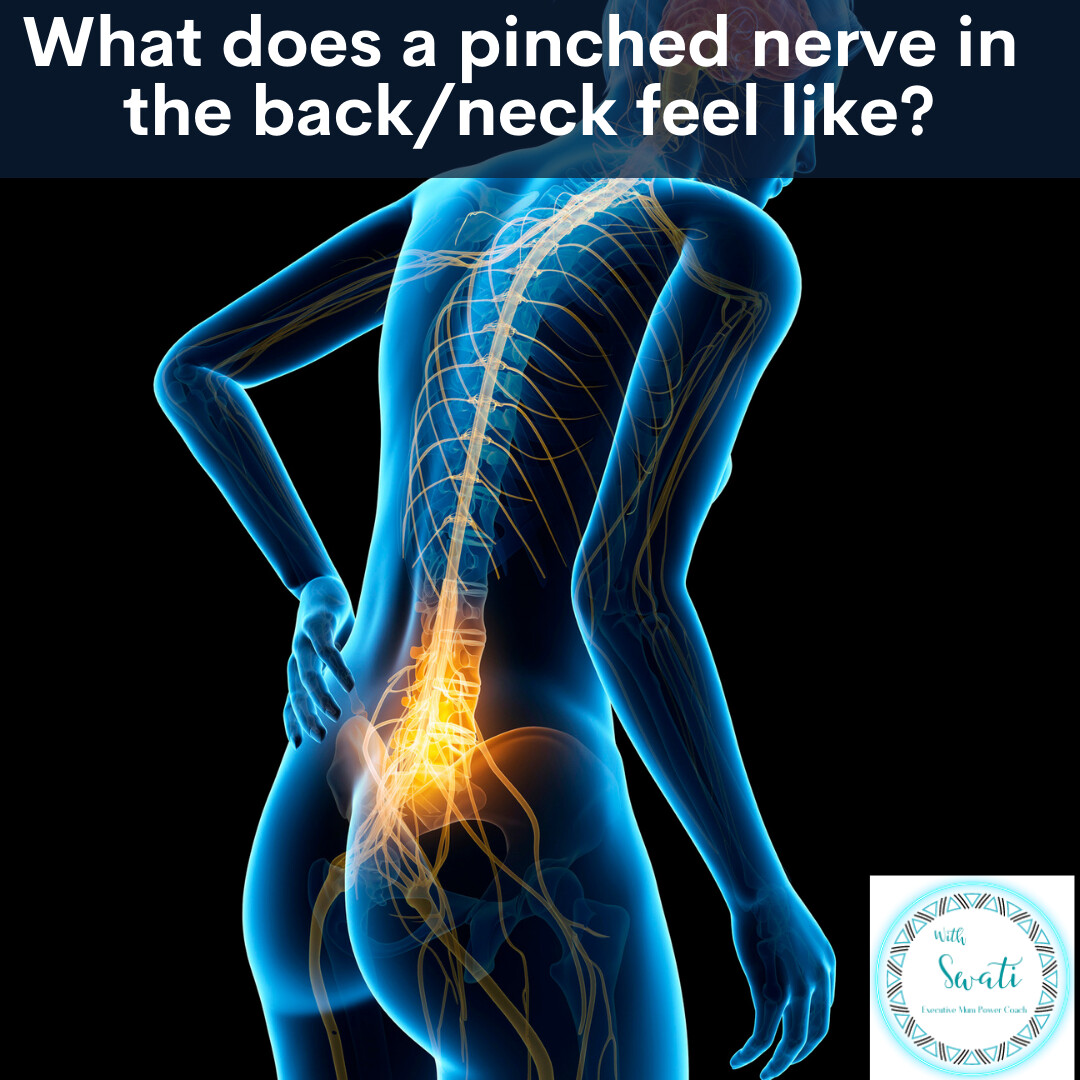 What does a pinched nerve in the back/neck feel like?