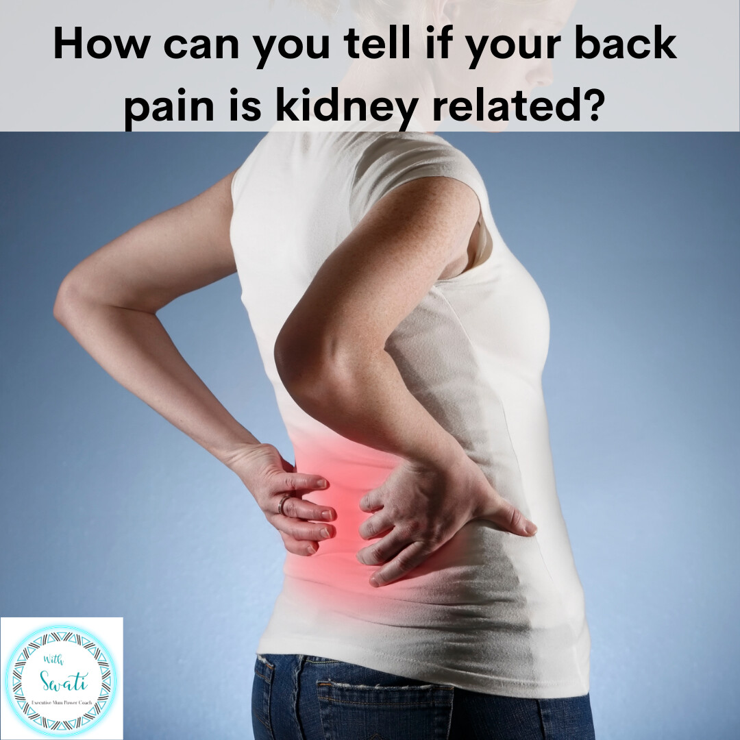 How can you tell if your back pain is kidney related? 