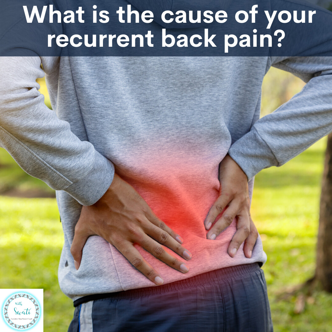 What is the cause of your recurrent back pain?