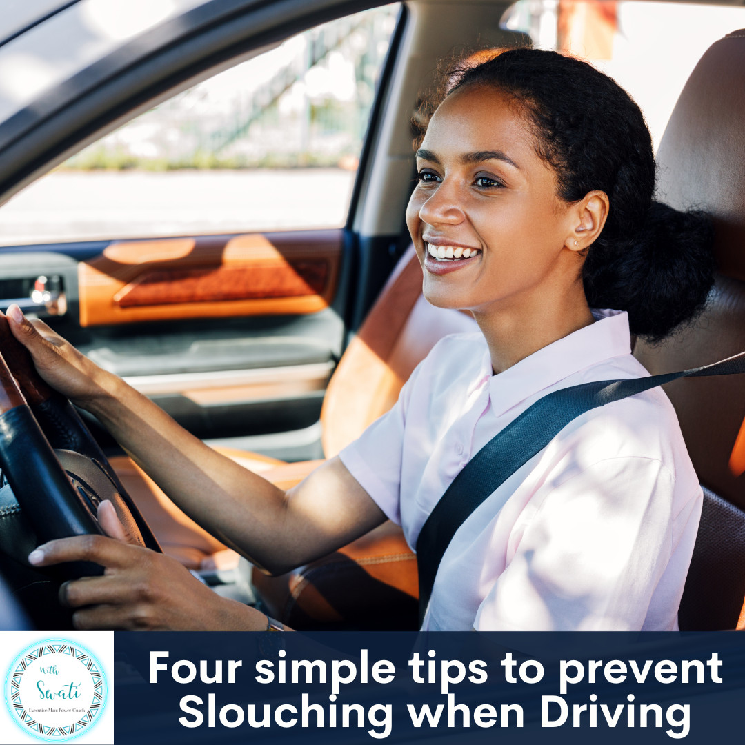 4 simple tips to prevent Slouching when driving 