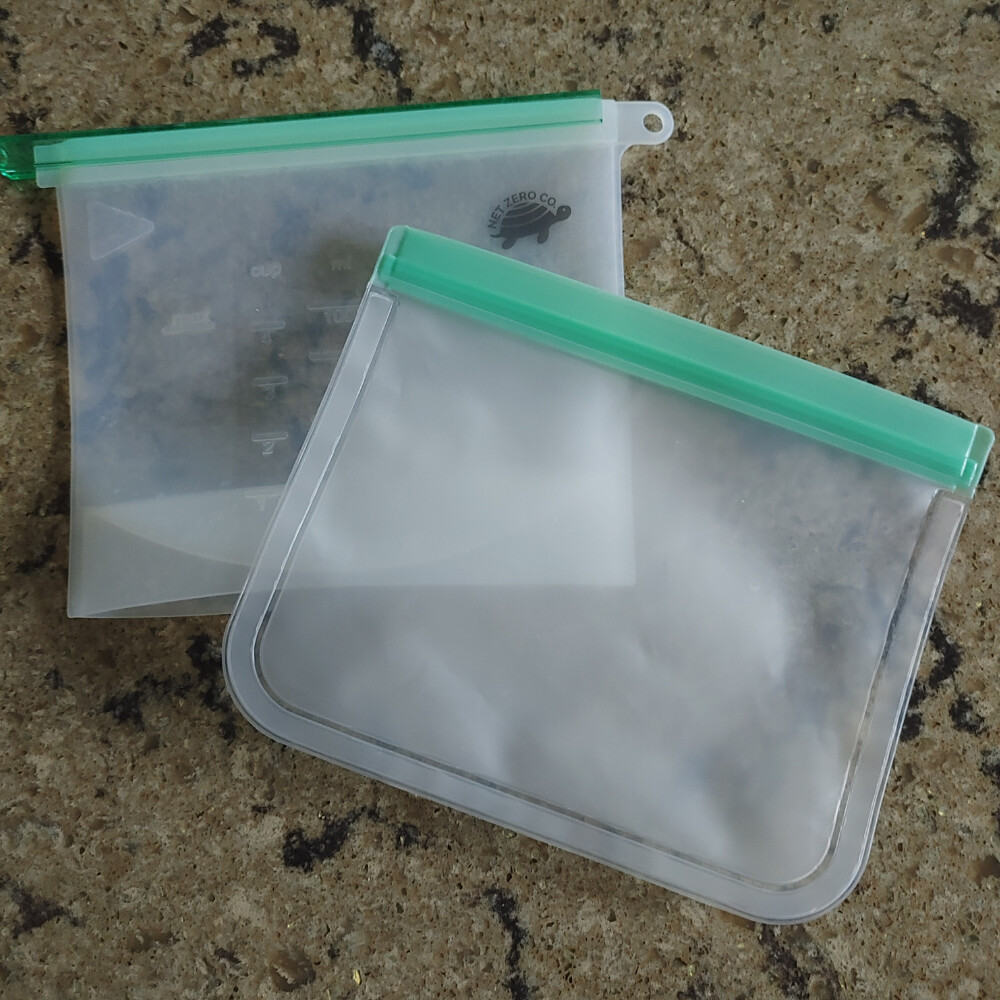 Comparisons of 2 Silicone Bags to Replace Single Use Zippered Bags