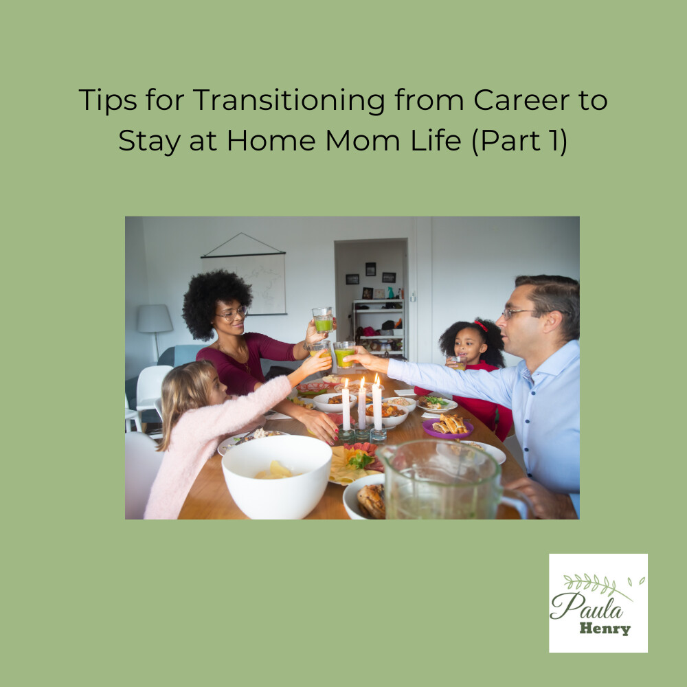 Tips for Transitioning From a Career to Stay-at-Home Mom (Part 1)