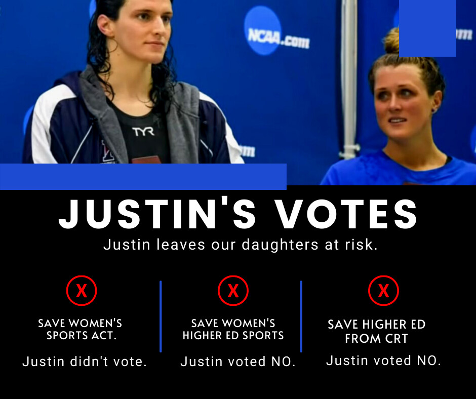 RINO Justin Brown votes for Boys to Play  Girls Sports & More    (Pt 1)