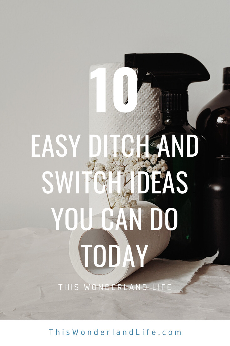 10 Ways to Ditch and Switch Your Cleaning Routine TODAY!