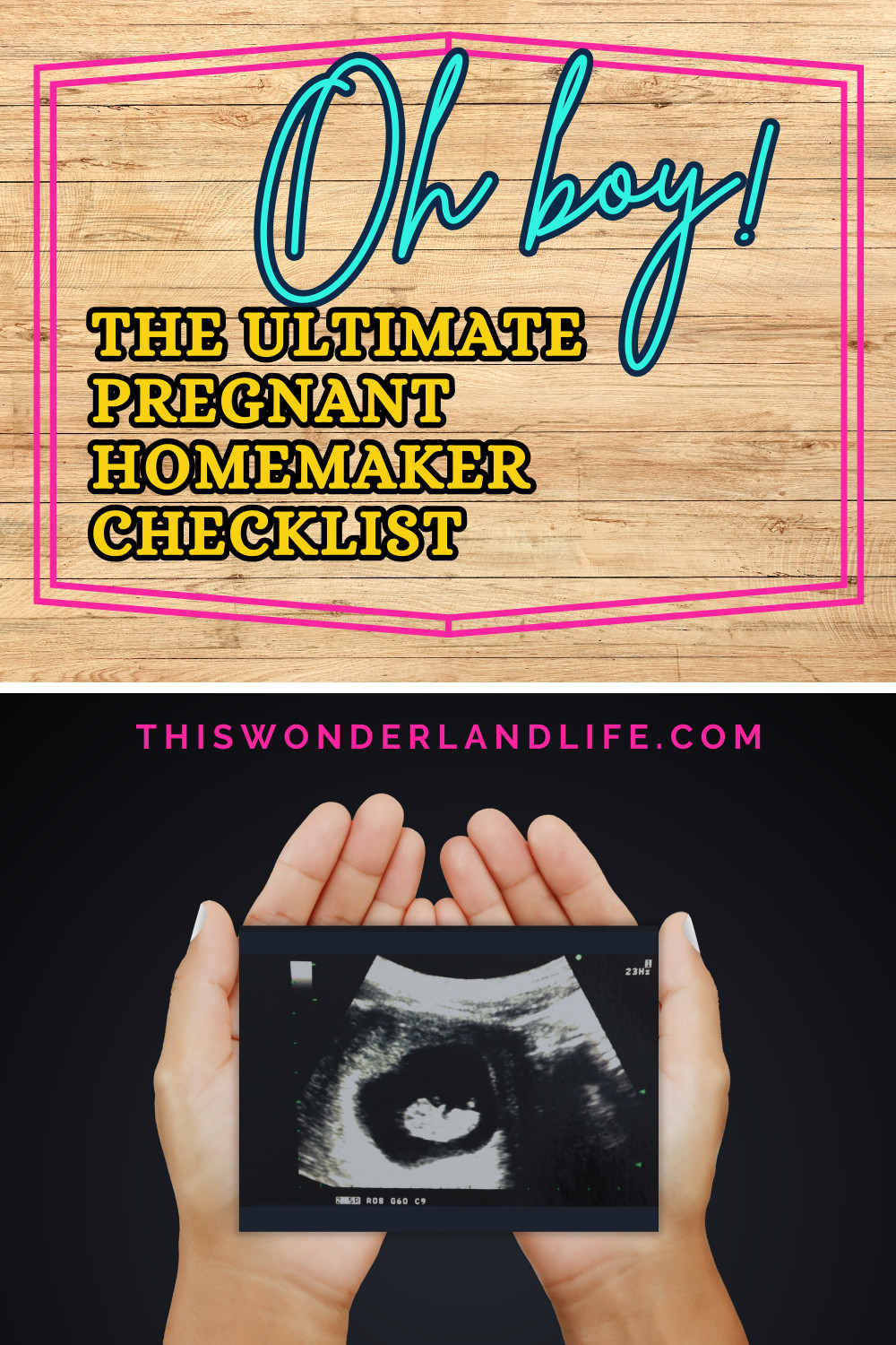 The Ultimate Pregnant Homemaker Checklist 