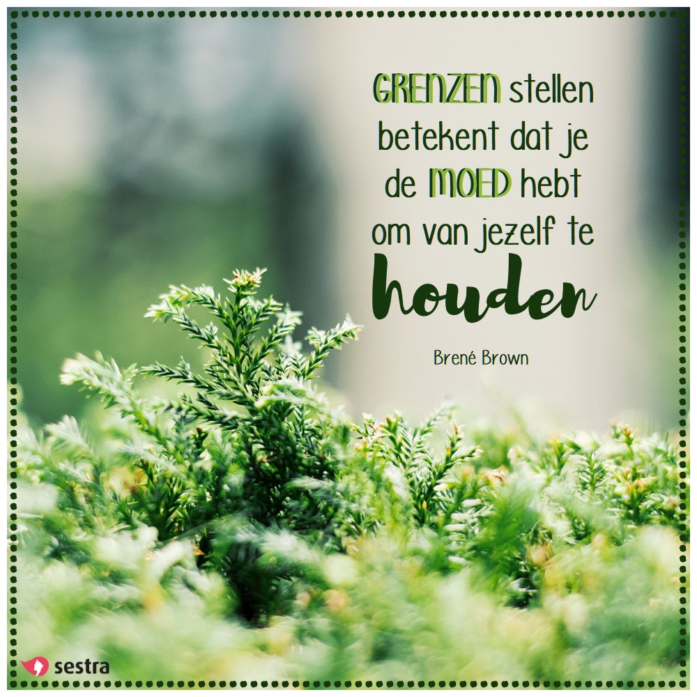 Grenzen stellen.... lastig en toch broodnodig.