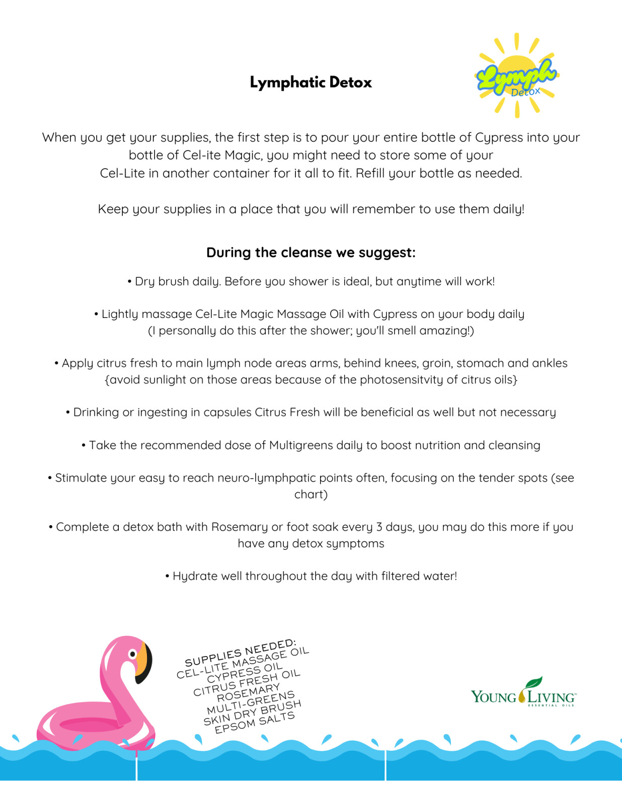 Join Me for a Lymph Cleanse in April!