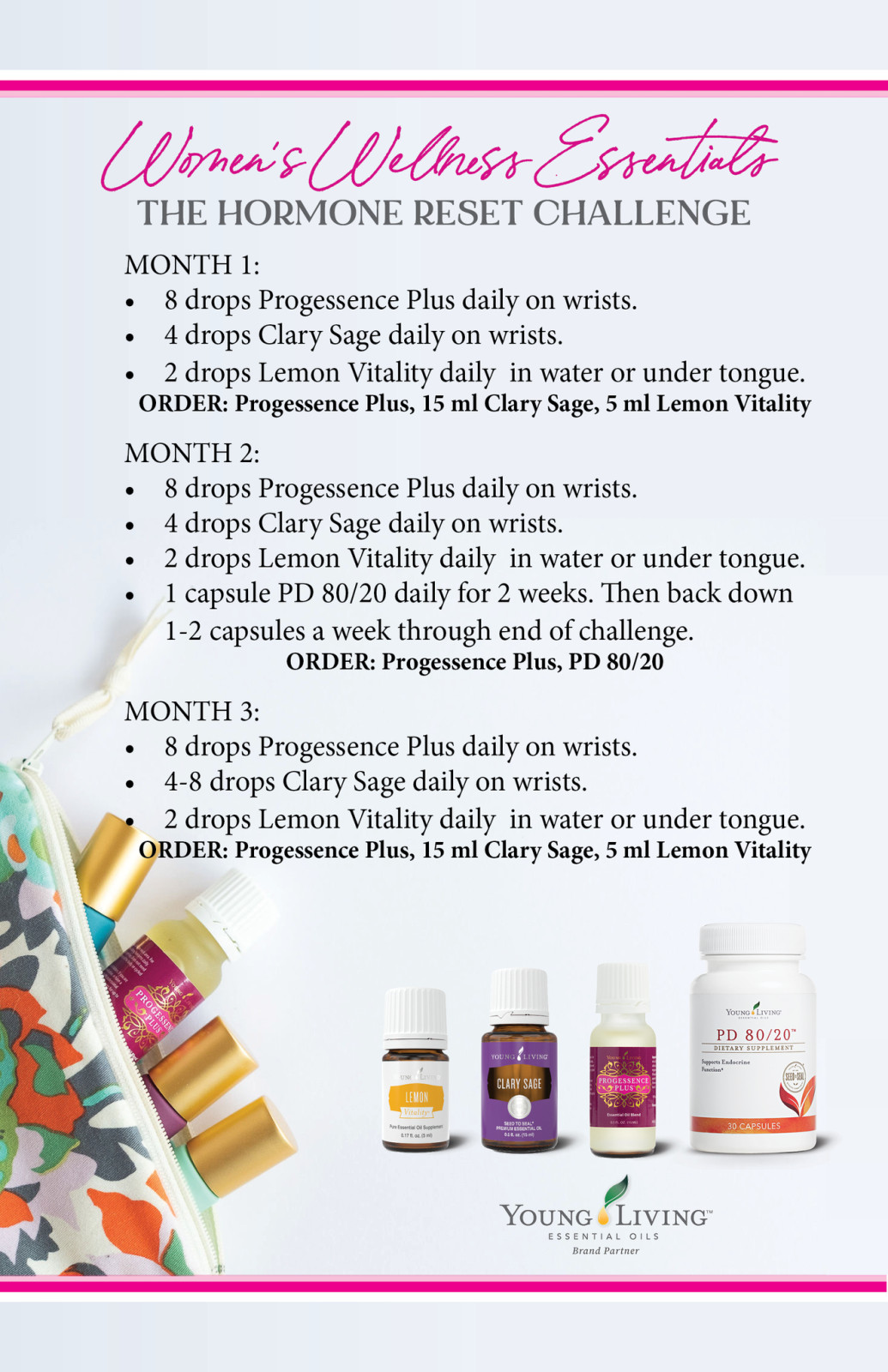 Instructions for the Hormone Reset  -  3 Months to Happier Hormones!