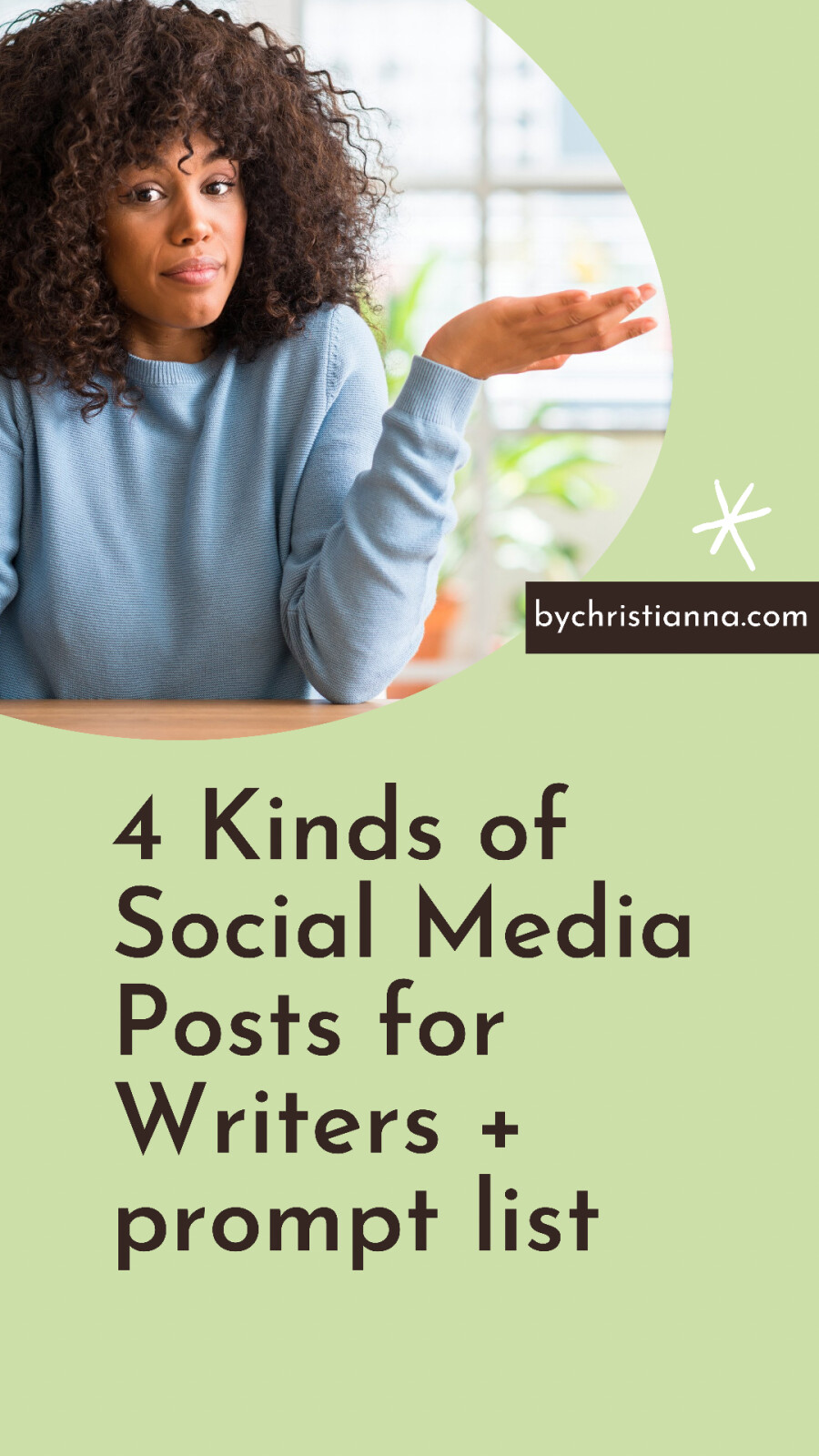 4 Kinds of Social Posts for Writers + prompt list