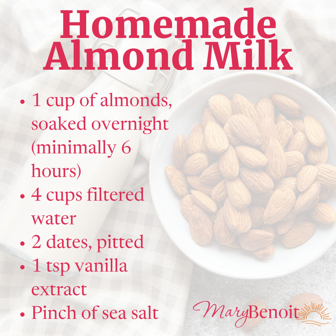 Homemade Almond Milk